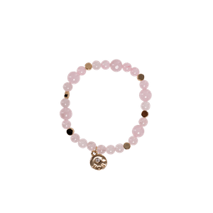 PULSERA PARA MUJER CUARZO ROSA