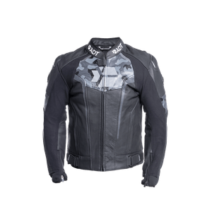 CHAQUETA PARA MOTO DE HOMBRE EN CUERO HUNTER