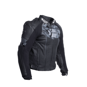 CHAQUETA PARA MOTO DE HOMBRE EN CUERO HUNTER