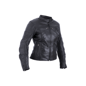 CHAQUETA PARA MOTO DE MUJER EN CUERO DOLLY