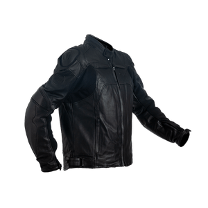 CHAQUETA PARA MOTO DE HOMBRE EN CUERO BOLT