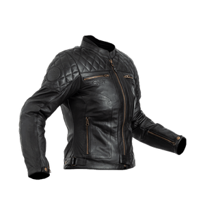 CHAQUETA PARA MOTO DE MUJER EN CUERO DAKOTA